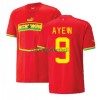 Maillot de Supporter Ghana Ayew 9 Extérieur Jordan Coupe du Monde 2022 Pour Homme